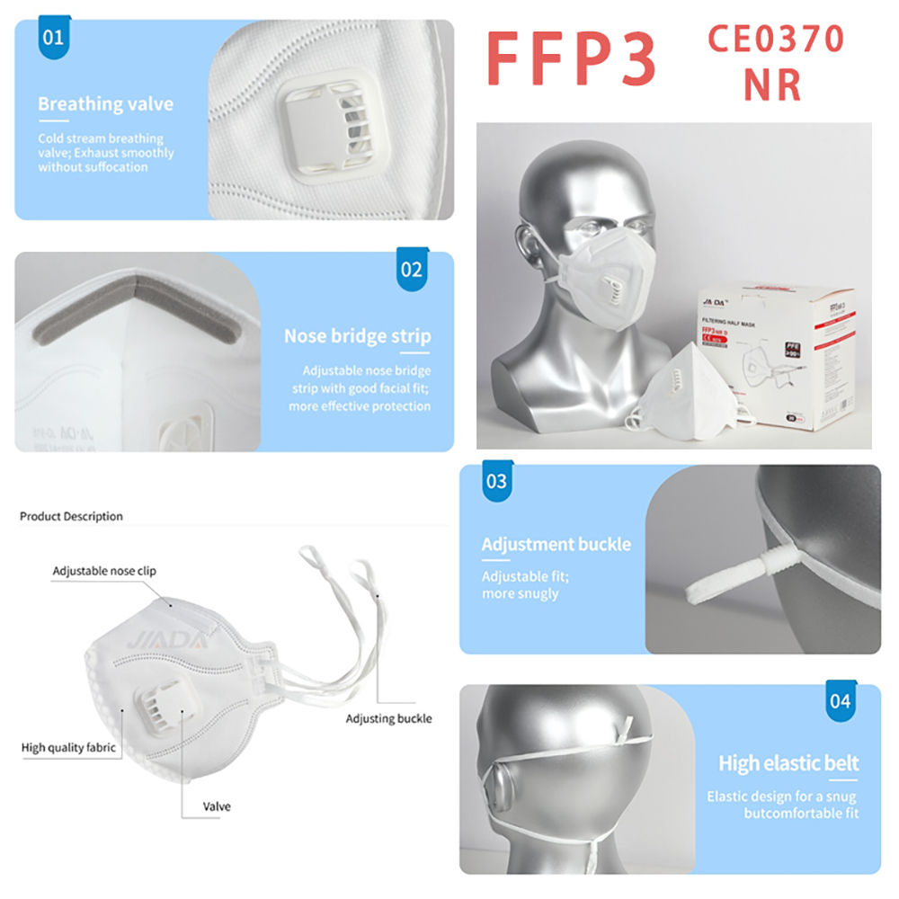 20 шт./упаковка FFP3 NR Складн – обзор и цена Anti Pollution Mask