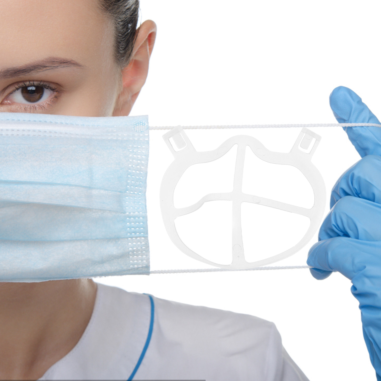 10 шт. тонких силиконовых подс – обзор и цена Silicone Mask Bracket